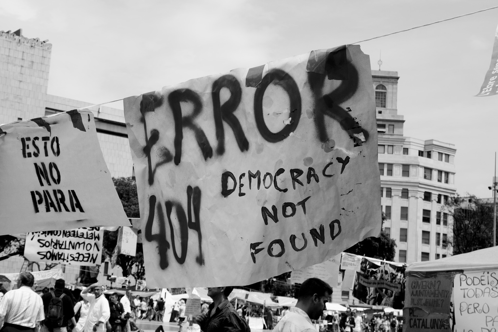 ERROR 404 - democracy not found